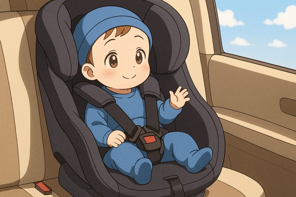 チャイルドシートのイメージイラスト