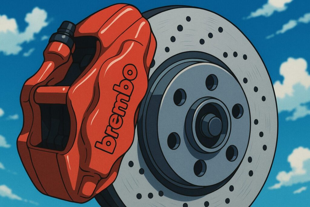 ブレーキキャリパーイメージイラスト