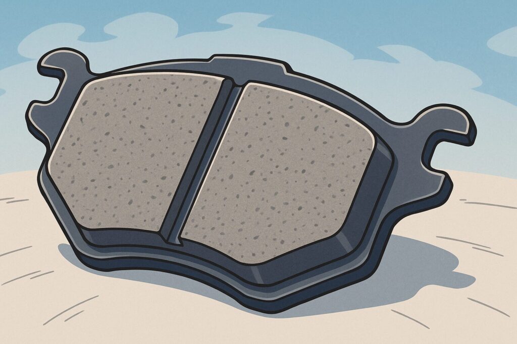 ブレーキパッドのイメージイラスト